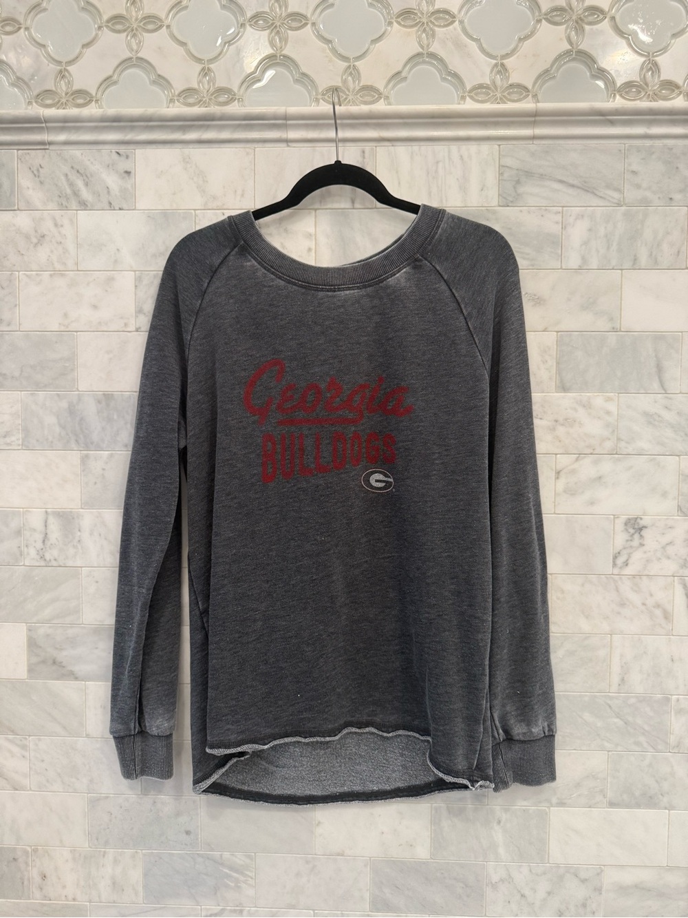 UGA distressed sweatshirt (Georgia Bulldogs)